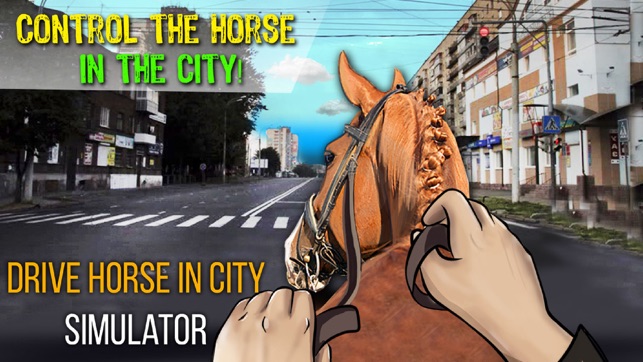 Drive Horse In City Simulator