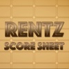 Rentz - Score sheet