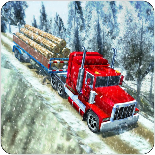 Off-road Snow Truck Transporter 3D – An Euro trailer simulation game icon