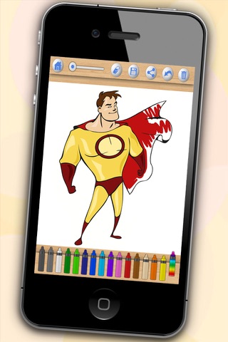 Superheroes coloring pages for kids - Premium screenshot 2