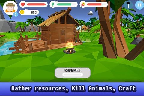 Craft Tropical Island Survival 3D Full screenshot 2