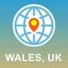 Wales, UK Map - Offline Map, POI, GPS, Directions