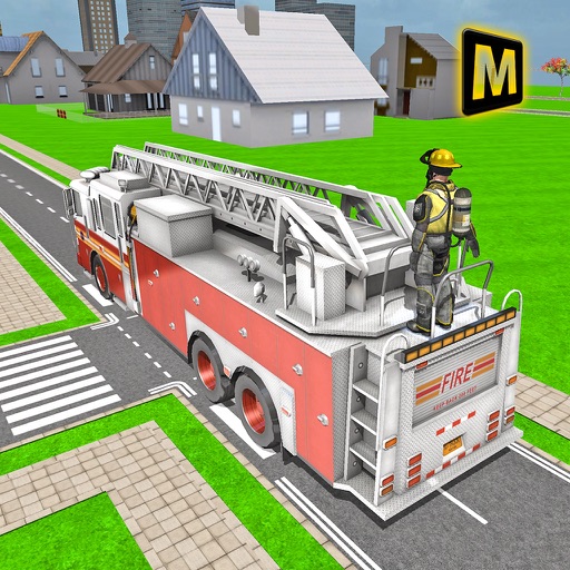 Fire Fighter Emergency Truck Simulator 3D Icon
