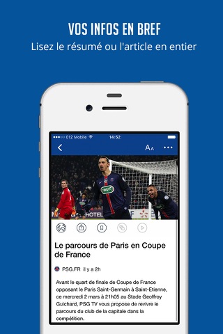 Actualités Football Paris, PSG screenshot 3