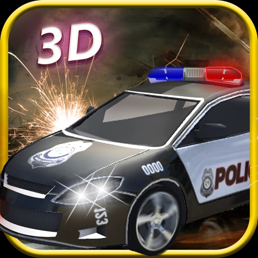 Police Car Chase 3d:  Prisoner escape & chase in real crime city Icon