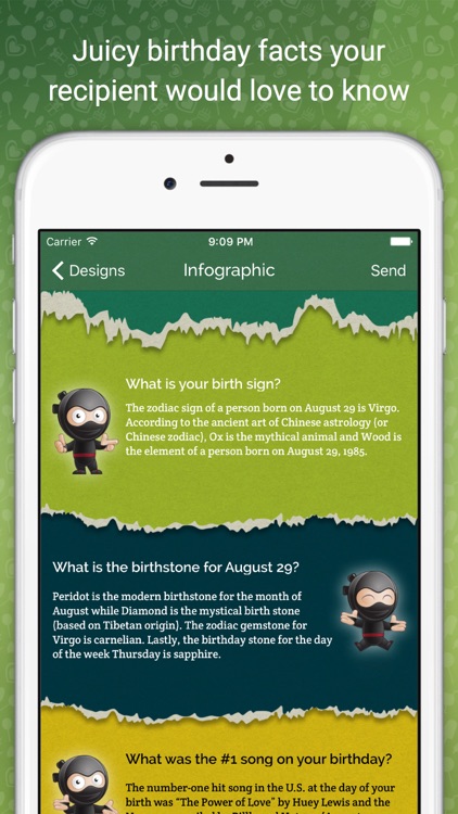 MyBirthday.Ninja - Send Happy Birthday Greeting Cards The Ninja Way