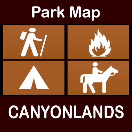 Canyonlands National Park : GPS Hiking Offline Map Navigator icon