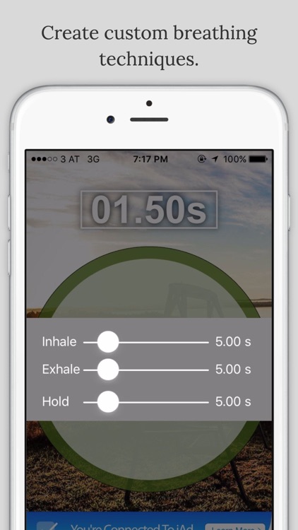RelaXhale - Relaxing, Calming breathing exercise to reduce stress screenshot-3
