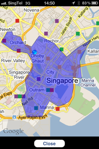 Taxi Singapore Surcharges screenshot 2