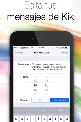 Prank for Kik - Create fake text messages to trick your friends and family screenshot 3