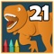 Coloring Book 21: More Dinosaurs