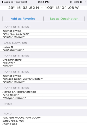 Big Bend National Park - GPS Map Navigator screenshot 3