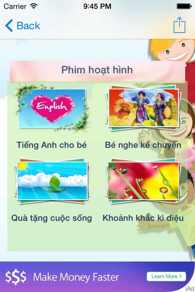 Mẹ và Bé yêu-Ứng dụng nuôi dạy bé từ 0 đến 5 tuổi screenshot 4