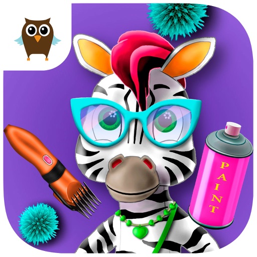 Zoo Hair Salon – Super Cute Zoo Animal Stylist Icon