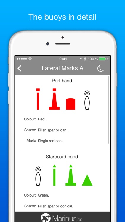 Marinus Lite - boating rules: ColRegs / IRPCS / IALA