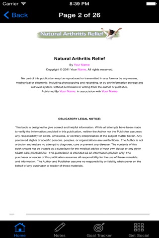 Natural Arthritis Relief Now screenshot 4