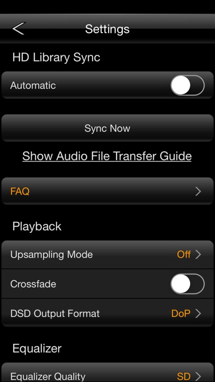 HR Audio Player for iOS screenshot-1