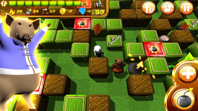 Hero Panda Bomber: 3D Adventure(圖5)-速報App