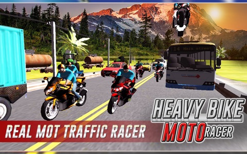 Extreme Highway bike -top free traffic rider down to lunch on City screenshot 3