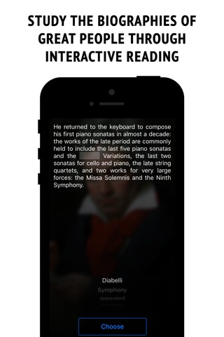 Beethoven - interactive biography screenshot 2