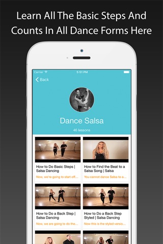 How To Dance - Learn dancing salsa, belly, pole on videos screenshot 2