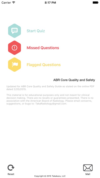 ABR Quality & Safety Quiz