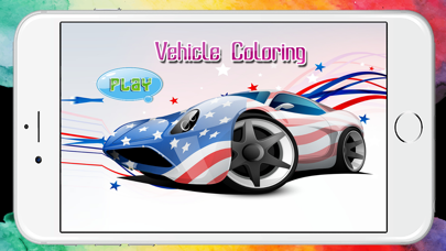 How to cancel & delete Vehicle Coloring Book Pages Game for Kindergarten from iphone & ipad 1