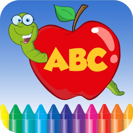 ABC Animals coloring book for kindergarten kids and toddlers iOS App