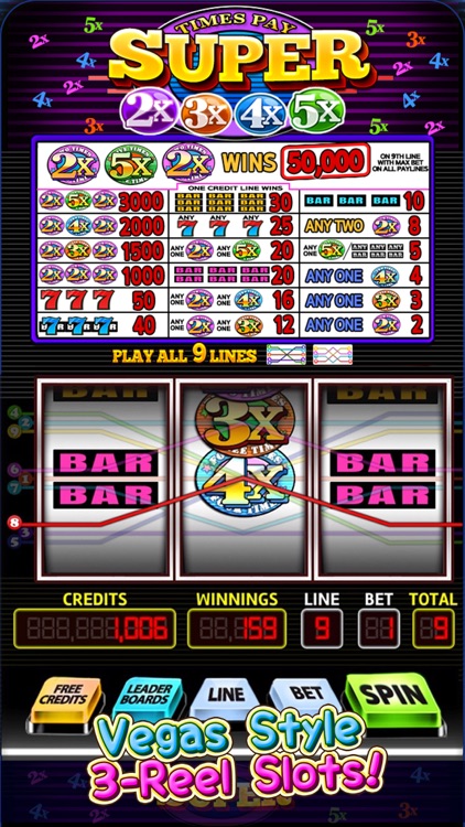 Super 2x 3x 4x 5x Slots - Double, Triple & Bigger Pay Slot Machine