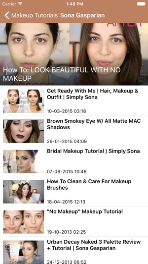 Makeup Tutorials Pro(圖2)-速報App