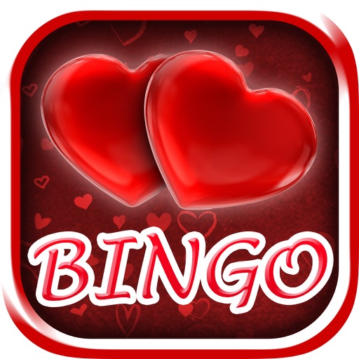 Hearts Day Bingo - Valentines Casino iOS App