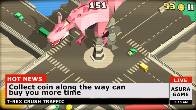 T-Rex crush traffic: Survival(圖4)-速報App