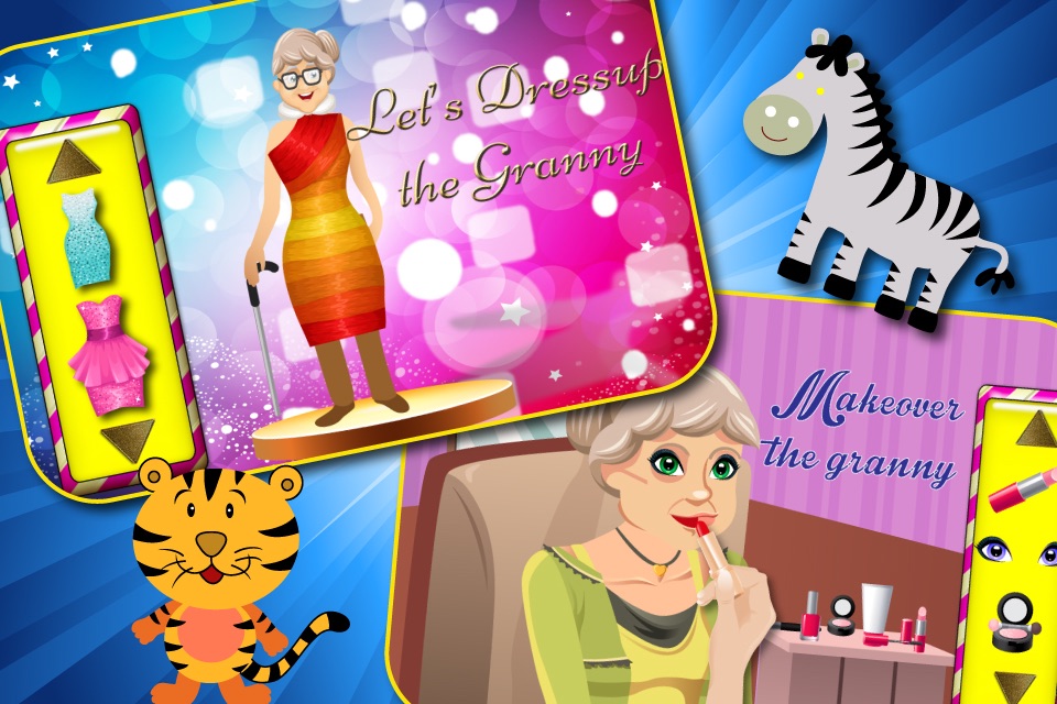 Grandma's Party Makeover Salon - Make the Granny look young & cute for Grandpa screenshot 2