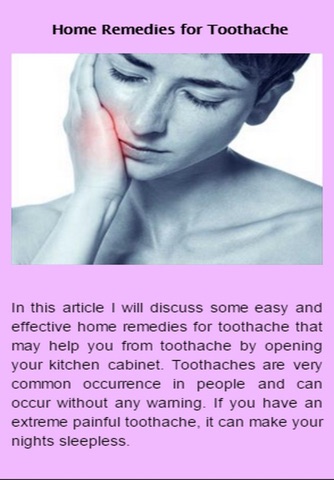 Home Remedies For Toothache screenshot 3