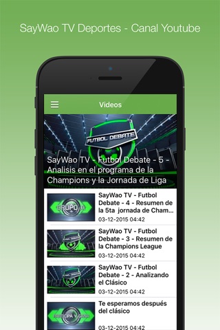 SayWao TV - Deportes screenshot 2