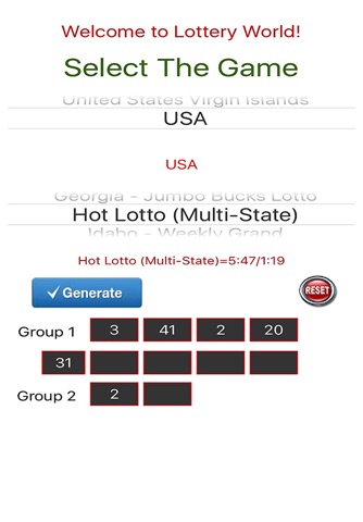 World Lottery Numbers screenshot 3