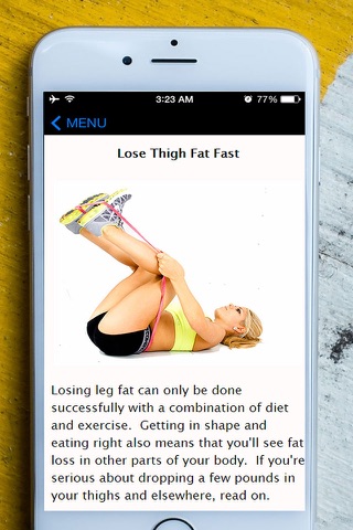 Best Way To Lose Leg & Thigh Fat - Fast & Easy Fat Loss Diet Workouts & Meal Plans For Beginners screenshot 3