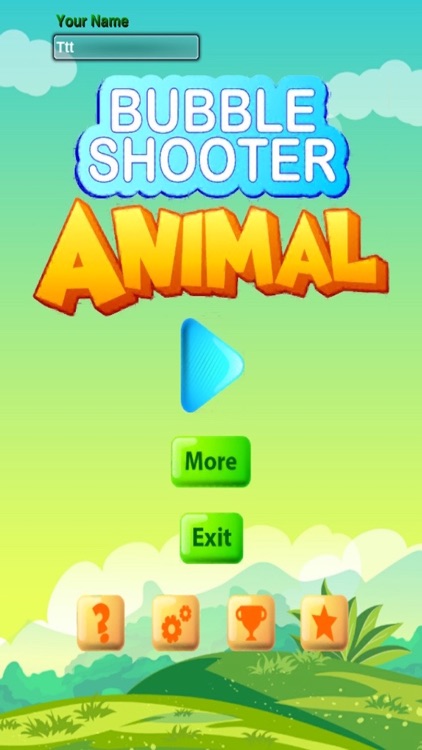 bubble shoot animal