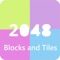 2048 Block and Tiles is played on a 4×4 grid, with numbered tiles that slide smoothly when a player moves them by swiping up, down, left or right