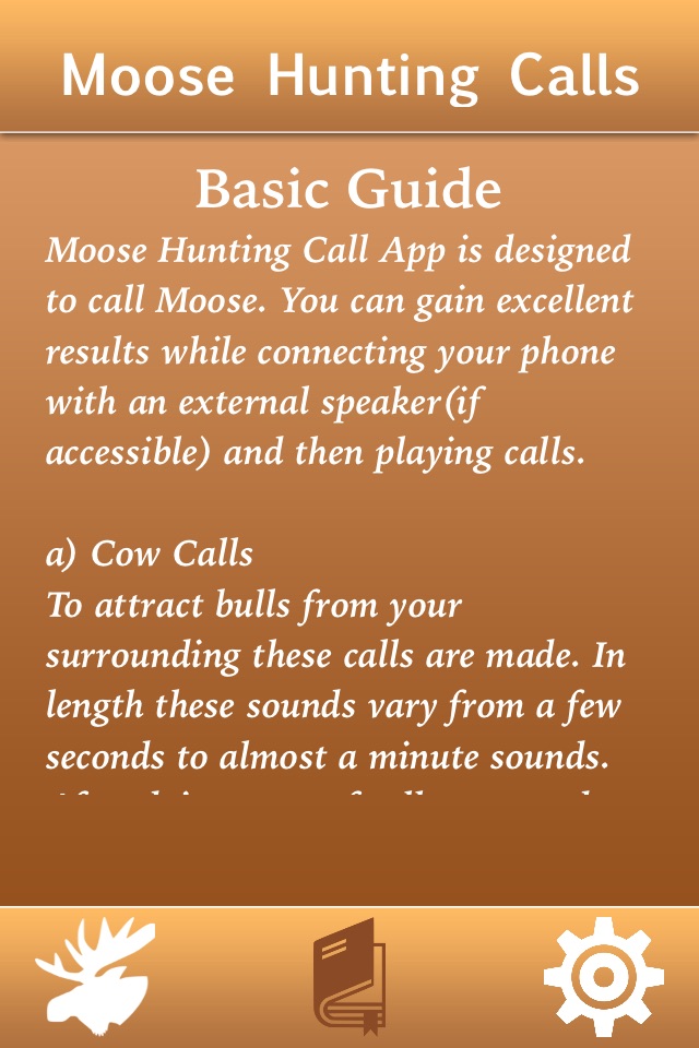 Moose Hunting Calls! screenshot 4