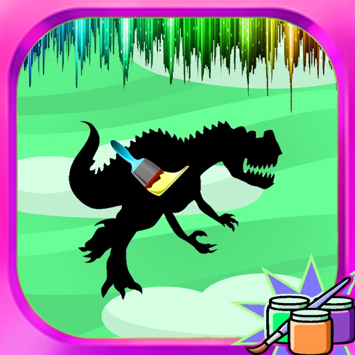 Kids Coloring Book Dino Tractor Edition icon