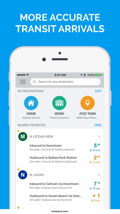 Swiftly: Real-Time Transit App screenshot-0