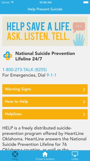 HELP Prevent Suicide(圖1)-速報App