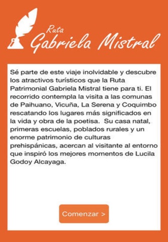 Ruta Gabriela Mistral screenshot 3