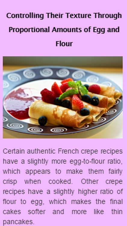 Crepe Recipes