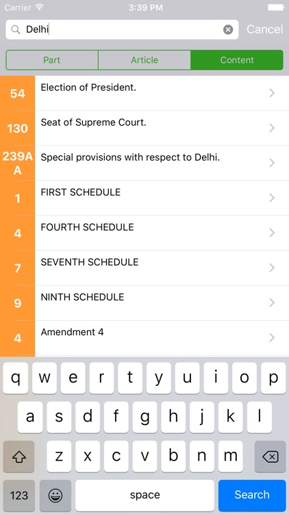 Constitution of India - iConstitution screenshot-3