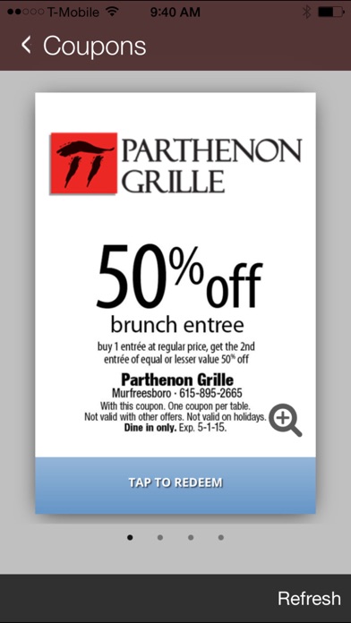 How to cancel & delete Parthenon Grille from iphone & ipad 3