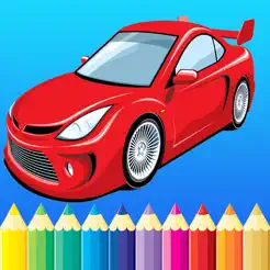 Sport Car Coloring Book Vẽ Xe cho mầm non trai