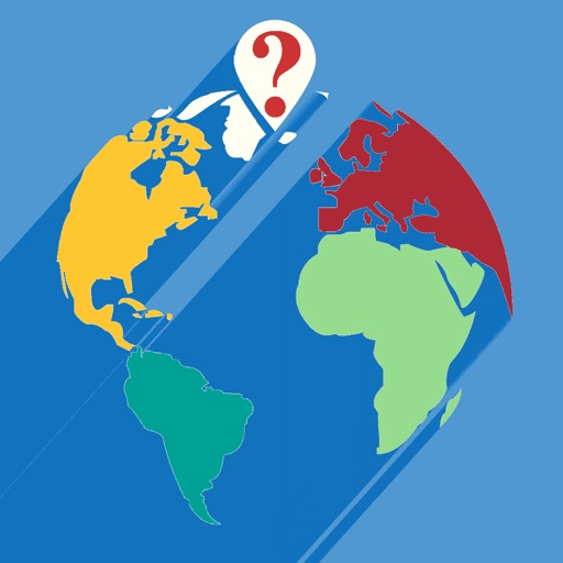 QuestiOn Map: US Maps Quiz! USA and Countries of the World. Icon