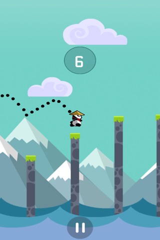 Spring Baby Ninja Panda - Stick Jumpy Hero (Pro) screenshot 2